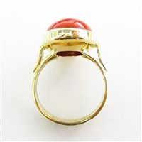Anillo Damiata Gioielli Mujer in Oro amarillo Corallo 3200/102/4-D199 - 3200/102/4-D199